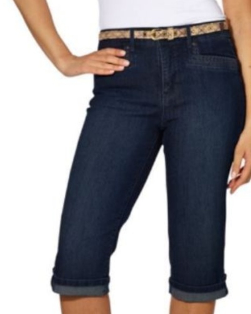 Gloria Vanderbilt Marnie denim jean long shorts